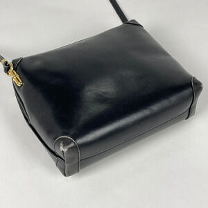 Gucci Leather Black Crossbody Bag Shoulder GG